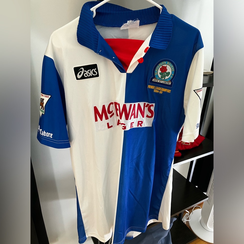 Blackburn Rovers Title Winning Jersey